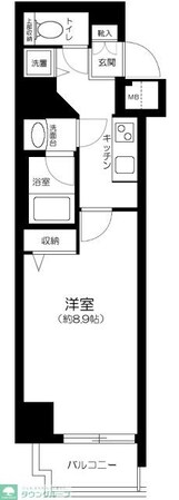 ガリシアヒルズ六本木の物件間取画像